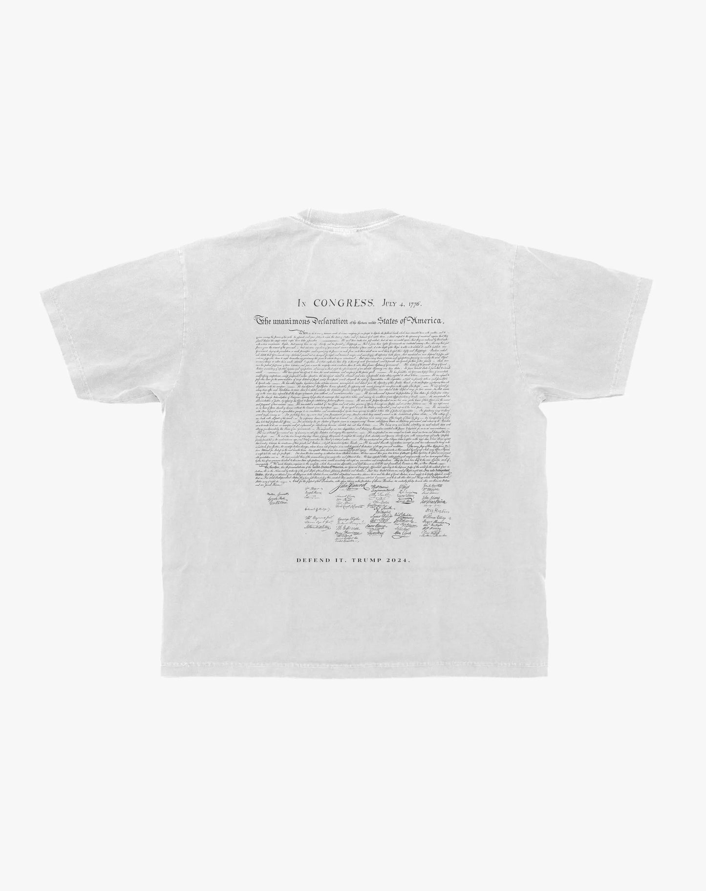 Constitution Tee - White