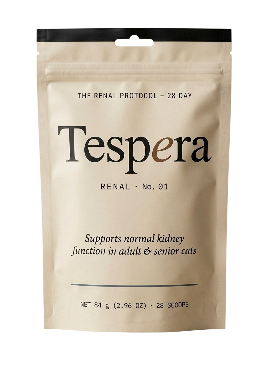 Tespera Renal Protocol pouch — supports normal kidney function in adult and senior cats